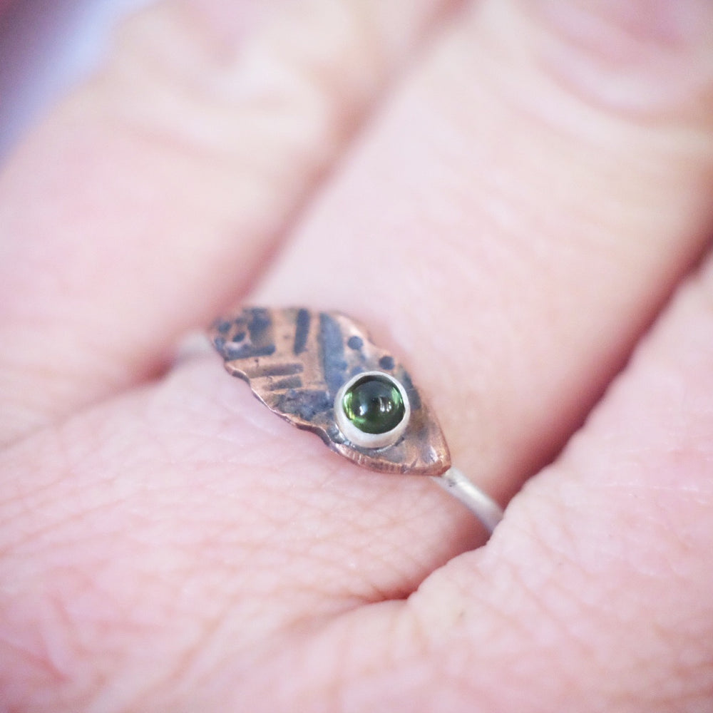 Green Tourmaline Ring