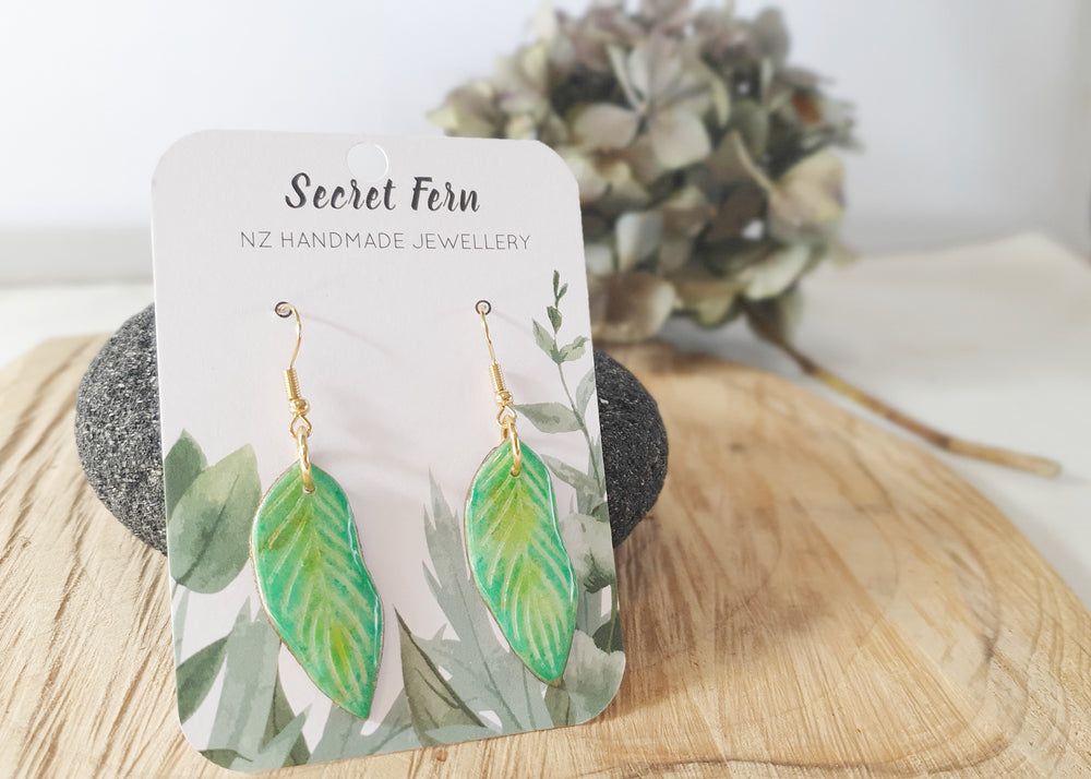 Mini leaves earrings - 2 styles