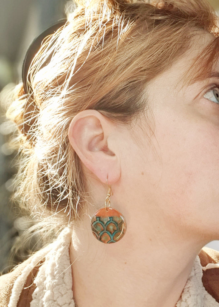 
            
                Load image into Gallery viewer, Greek Mermaid earrings
            
        