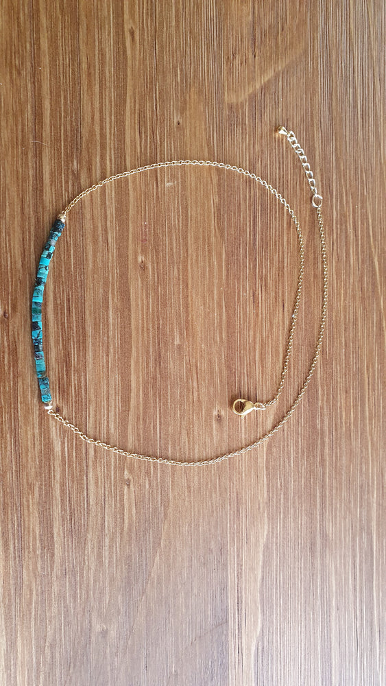 Custom Turquoise necklace for Flora