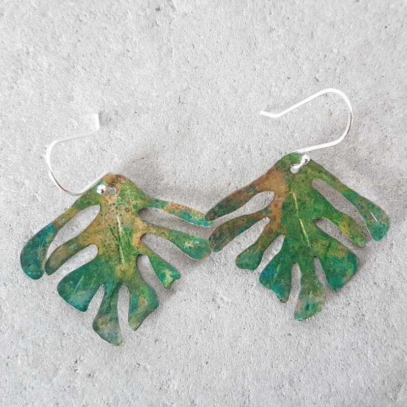 Tropical Bliss Leaf Earrings