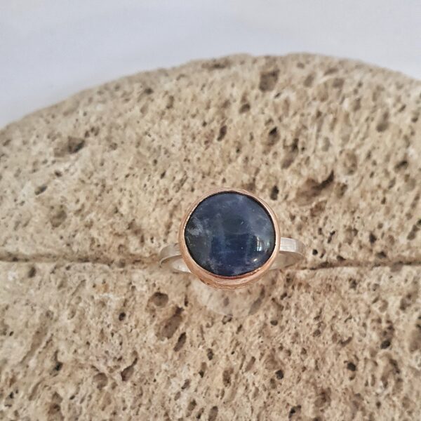 Raw Blue Sapphire Ring