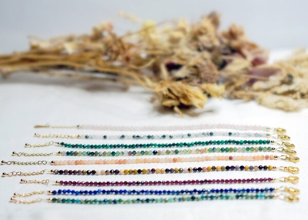 Gemstone Solitaire Bracelet