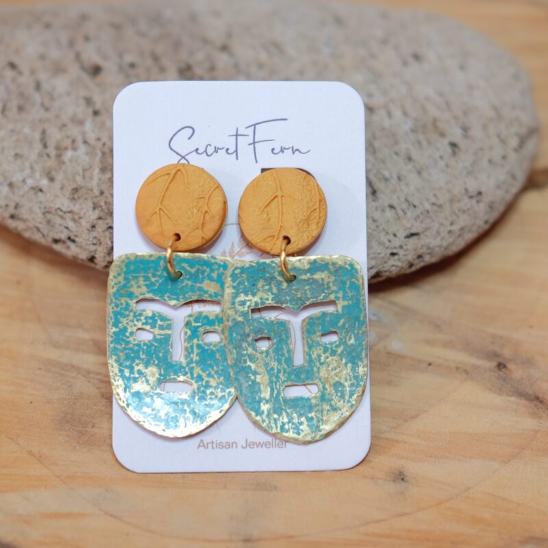 Nordic Mask Earrings