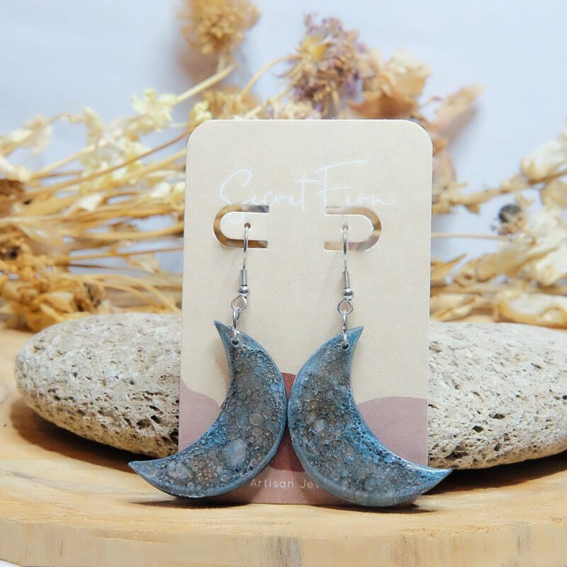blue moon earrings