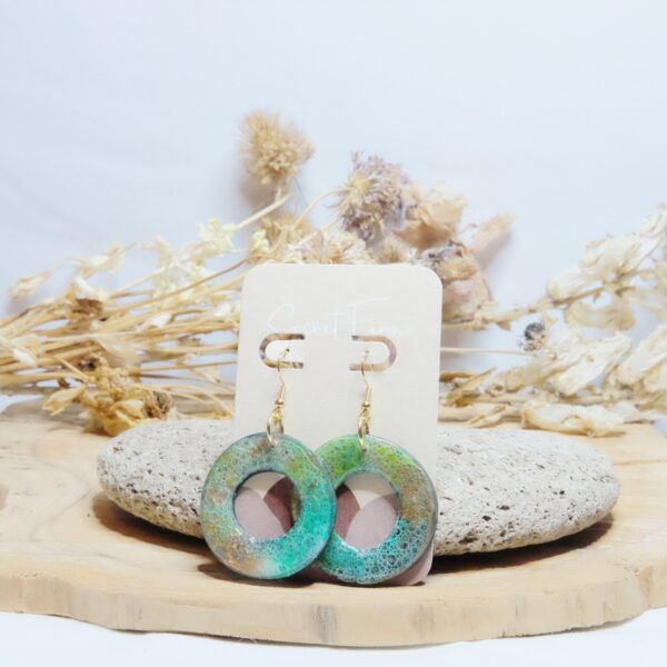 Moss Donut earrings - Image 2