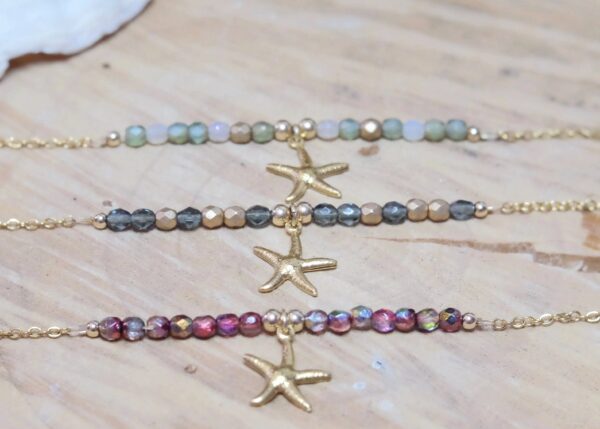 Ocean Star Anklet - 4 colours