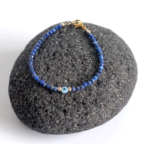 Evil Eye Gemstone Bracelet - Image 3