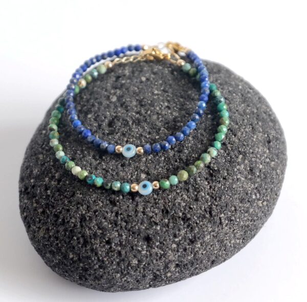 Evil Eye Gemstone Bracelet