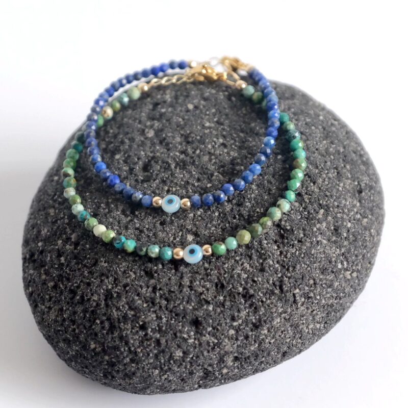 Evil Eye Gemstone Bracelet