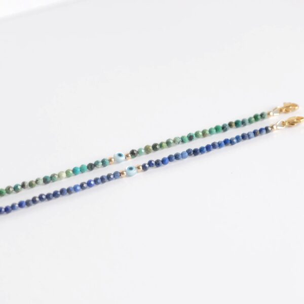 Evil Eye Gemstone Bracelet - Image 2