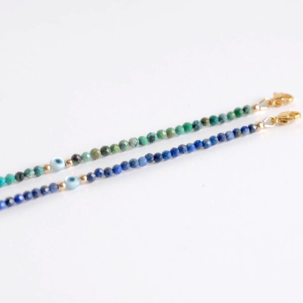 Evil Eye Gemstone Bracelet - Image 6