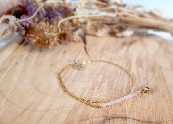 Double Wrap Gemstone Bracelet