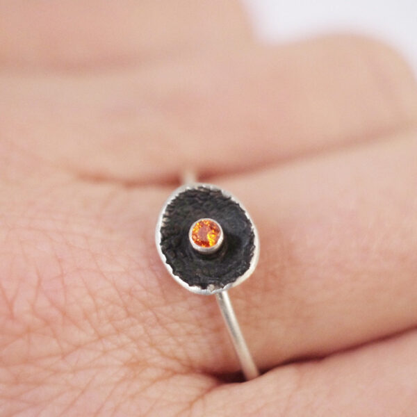 Orb ring - Bright orange - Image 2