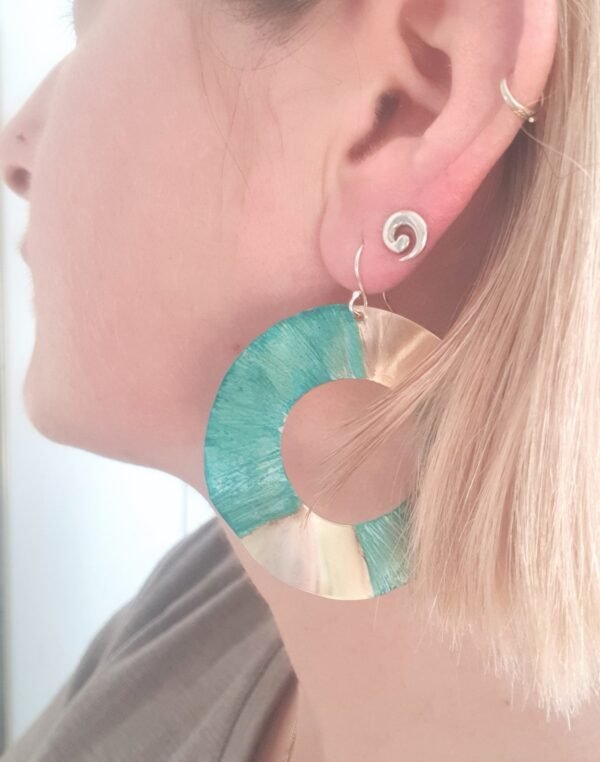 Coastal Hoop Earrings - Image 2