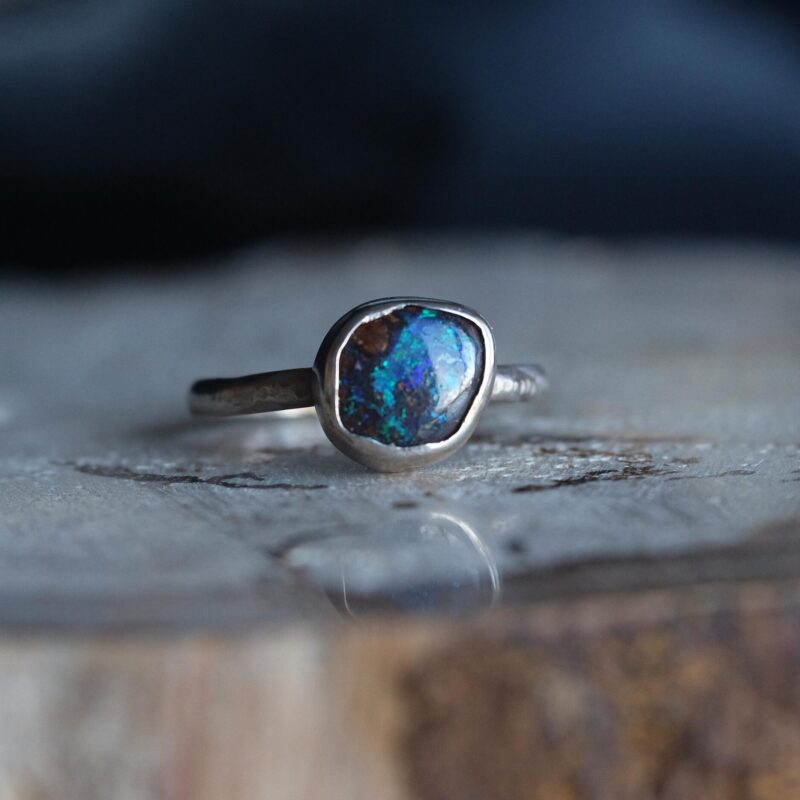 Koroit Opal 1.45 cts in sterling silver