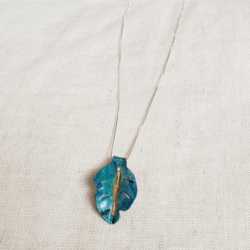 My Little Leaf necklace - Chewed