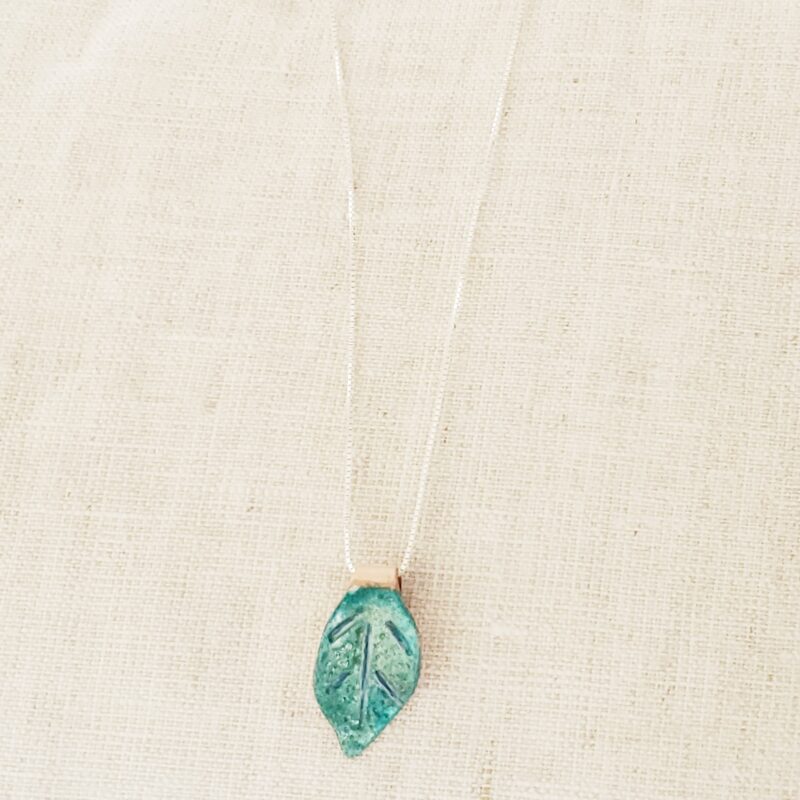 My Little Leaf necklace - Turquoise
