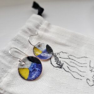 Color Block Discs Earrings - SOLD OUT
