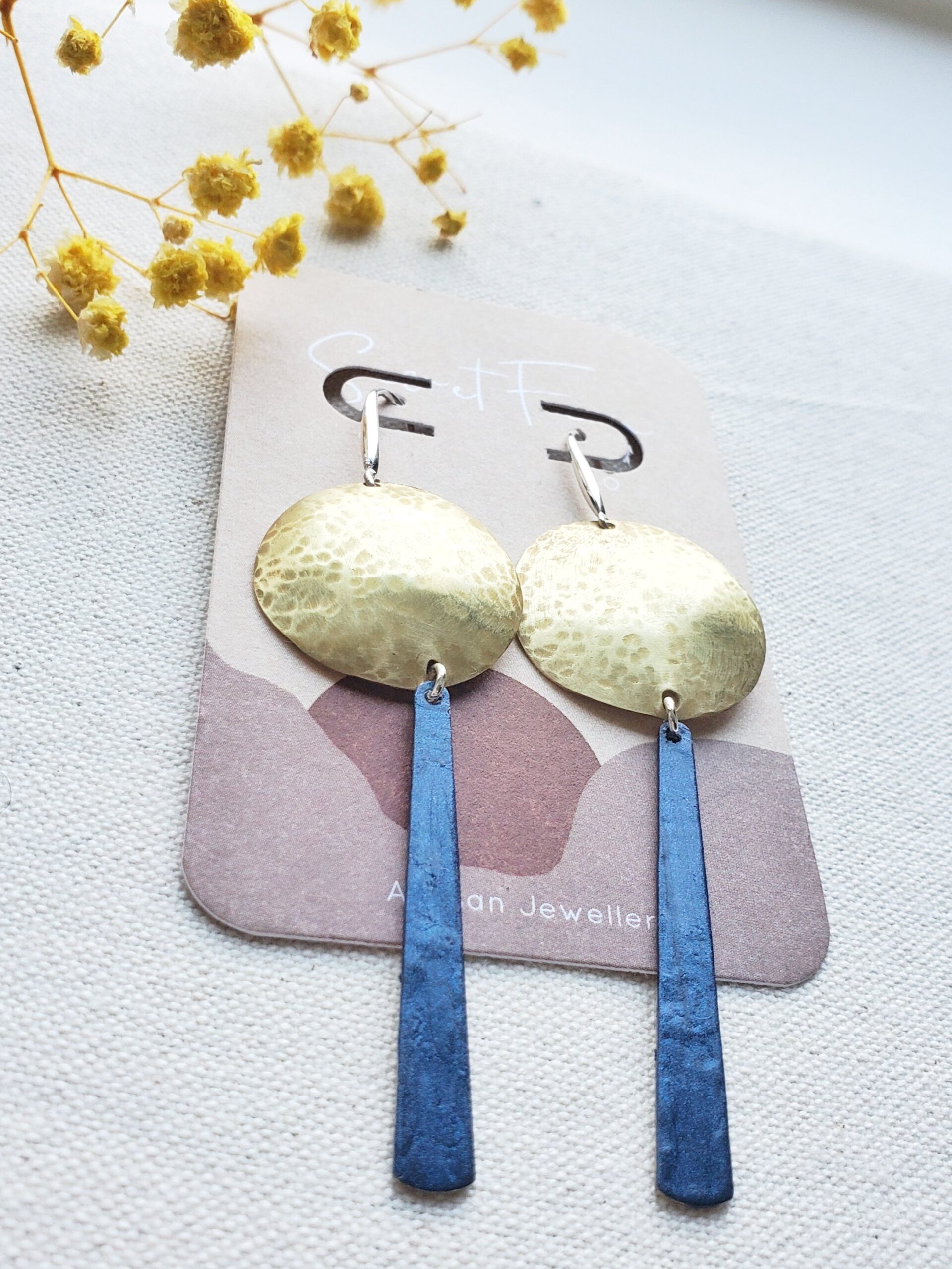 Moonlight drop dangle Earrings - Image 2