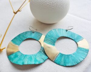 Sea Breeze Hoop Earrings