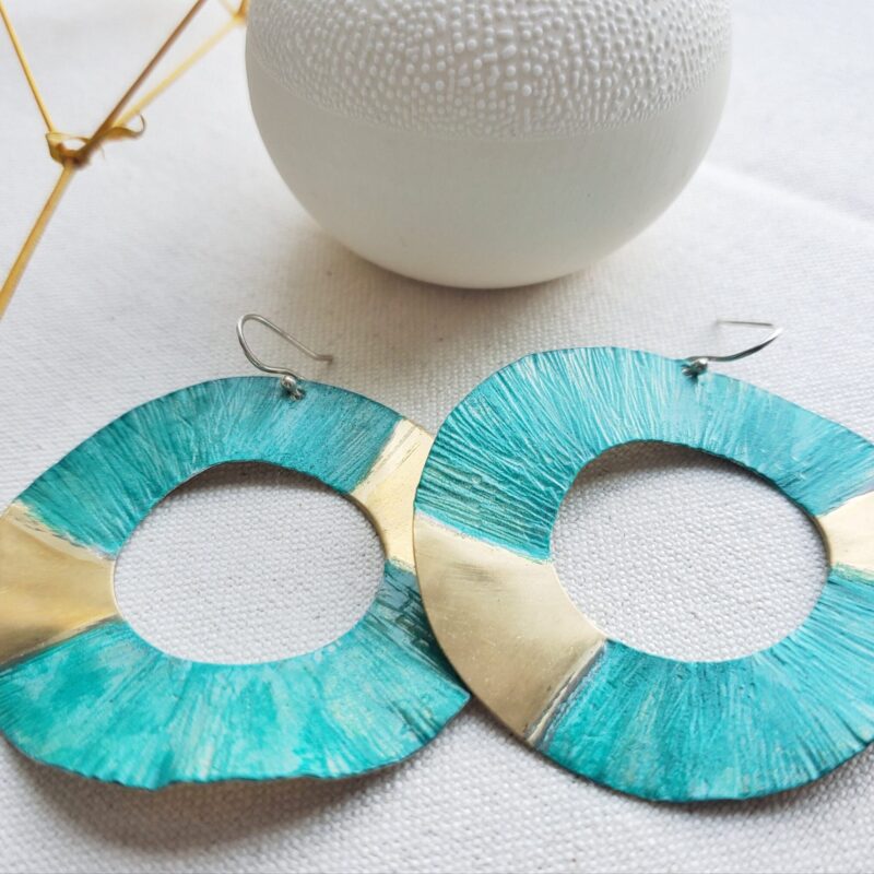 Sea Breeze Hoop Earrings
